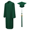 Matte Hunter High School Graduation Cap and Gown - Graduation Cap and Gown